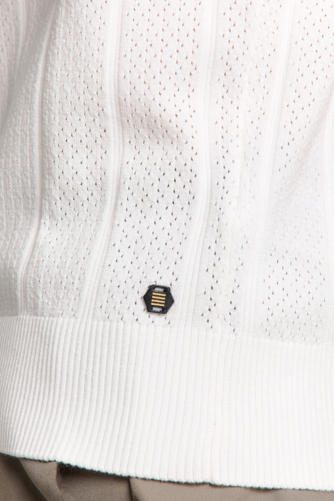 NO-EXCESS pullover short sleeve polo button s
